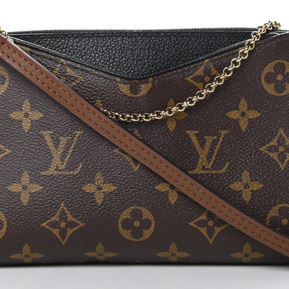Louis Vuitton Monogram Pallas Clutch Black 8 of 11