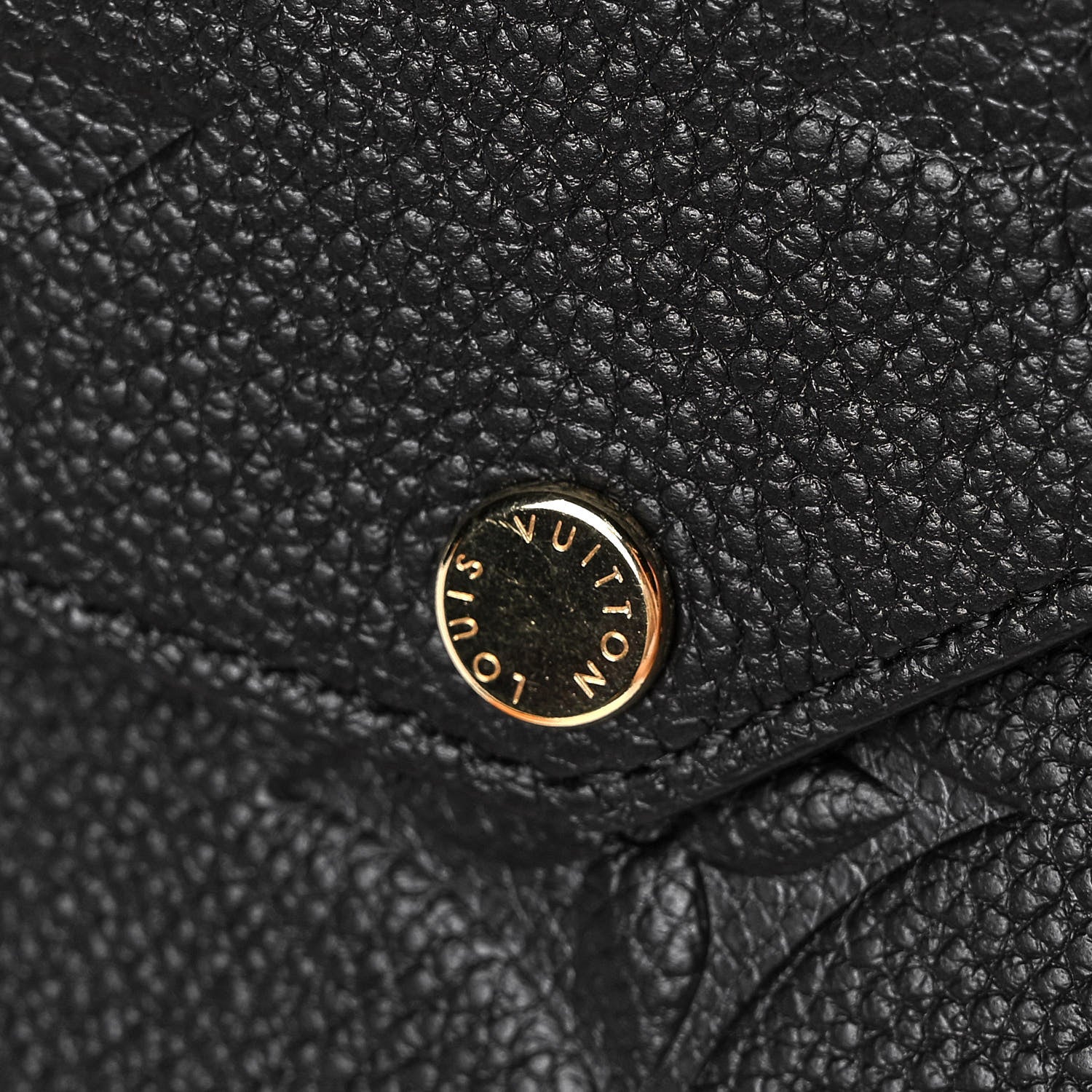 Louis Vuitton Empreinte Monogram Giant Wild At Heart Felicie Pochette Black 11 of 13
