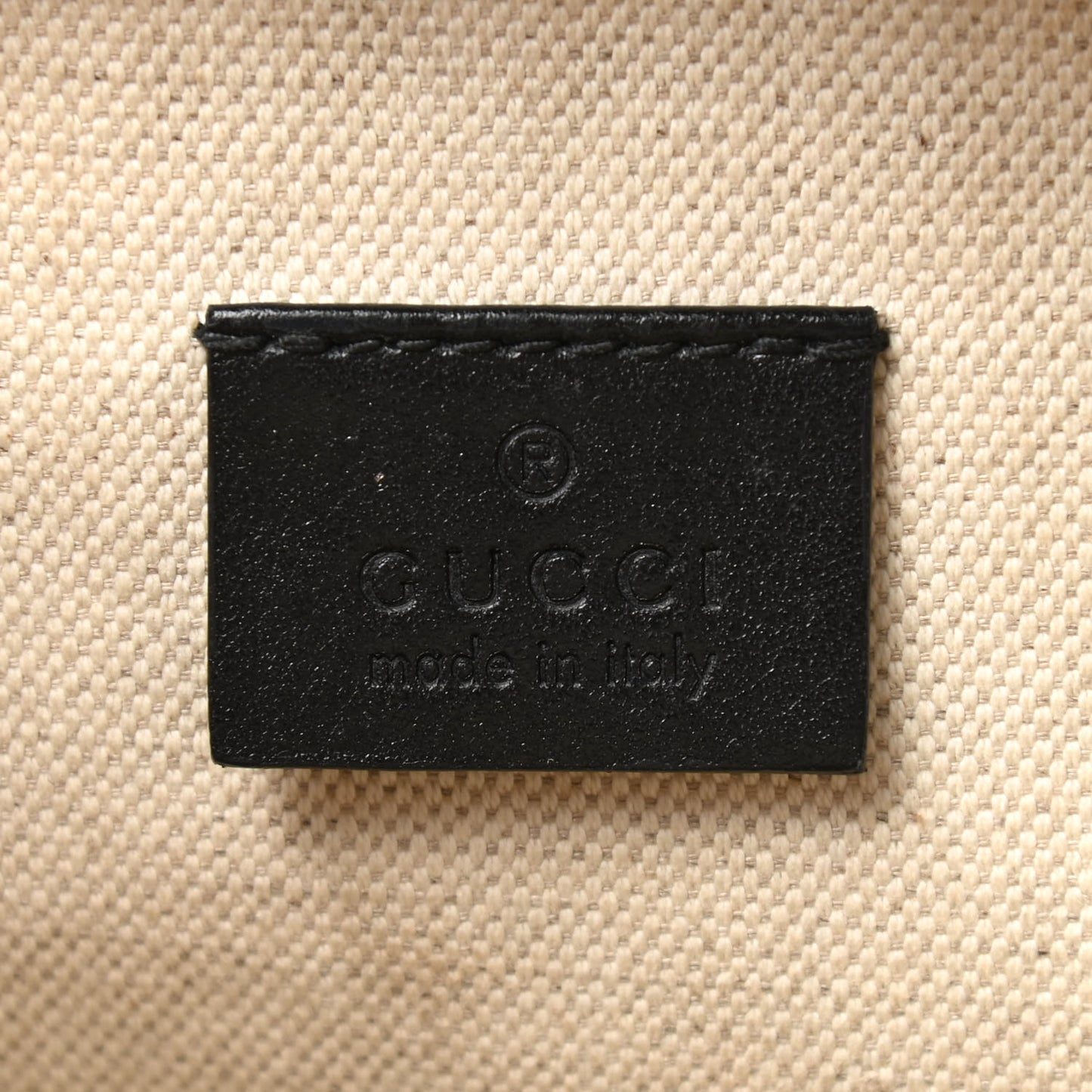 Calfskin GG Tennis Embossed Pocket Belt Bag Black