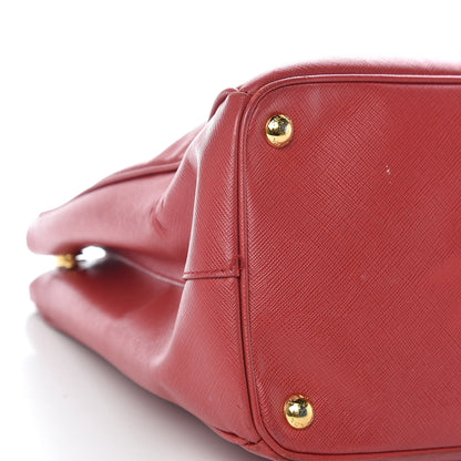 Prada Saffiano Medium Galleria Double Zip Tote Fuoco 5 of 13