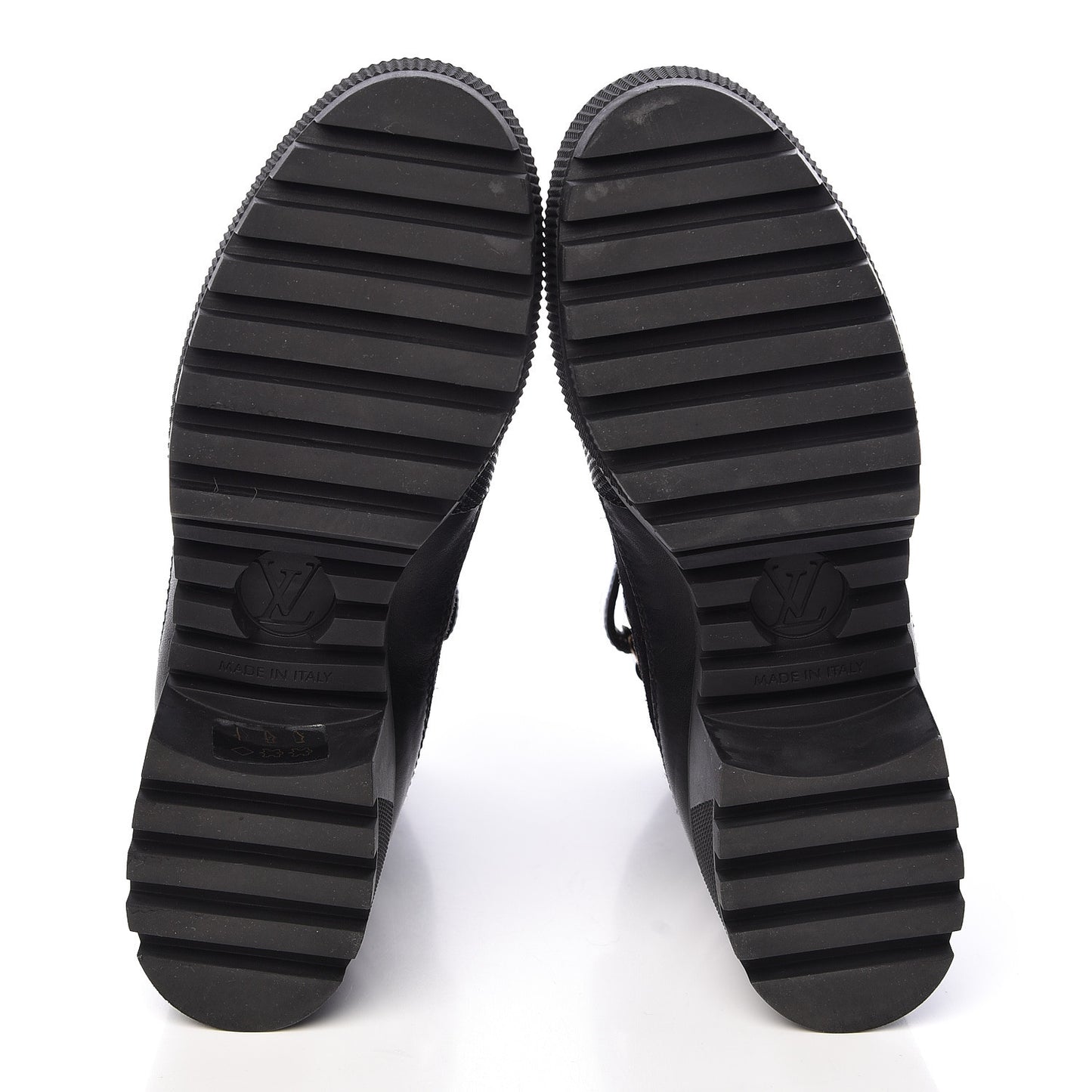 Suede Calfskin Laureate Platform Desert Boots 37 Black