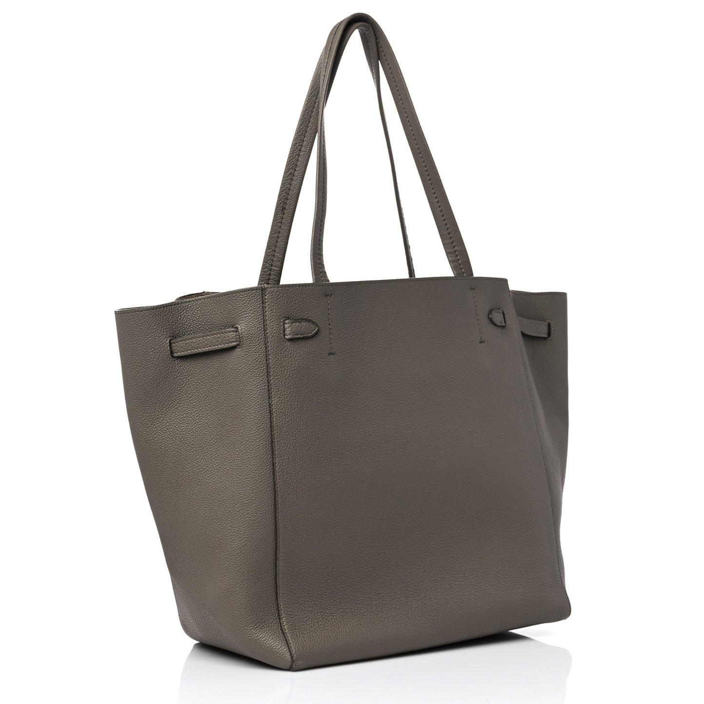 Soft Grained Calfskin Small Belt Cabas Phantom Taupe