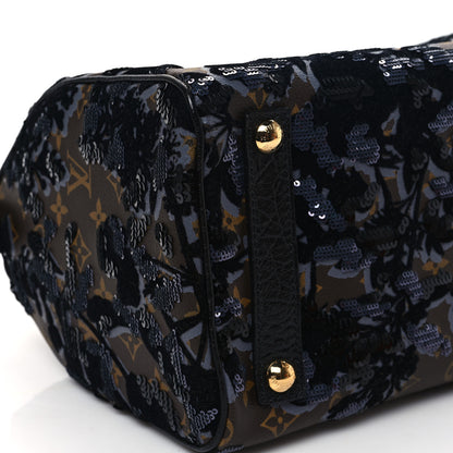Louis Vuitton Monogram Fleur De Jais Sequins Speedy 30 8 of 10