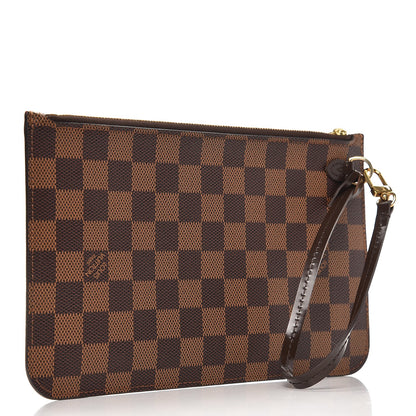Louis Vuitton Damier Ebene Neverfull MM GM Pochette 3 of 7