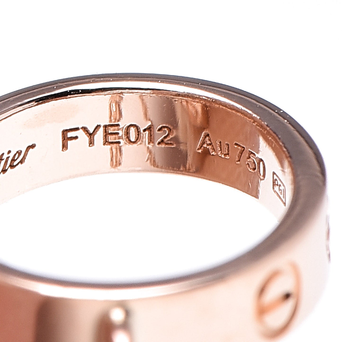 18K Pink Gold Interlocking LOVE Bracelet