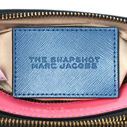 Marc Jacobs Saffiano Small Snapshot Camera Bag Blue Multicolor 7 of 10