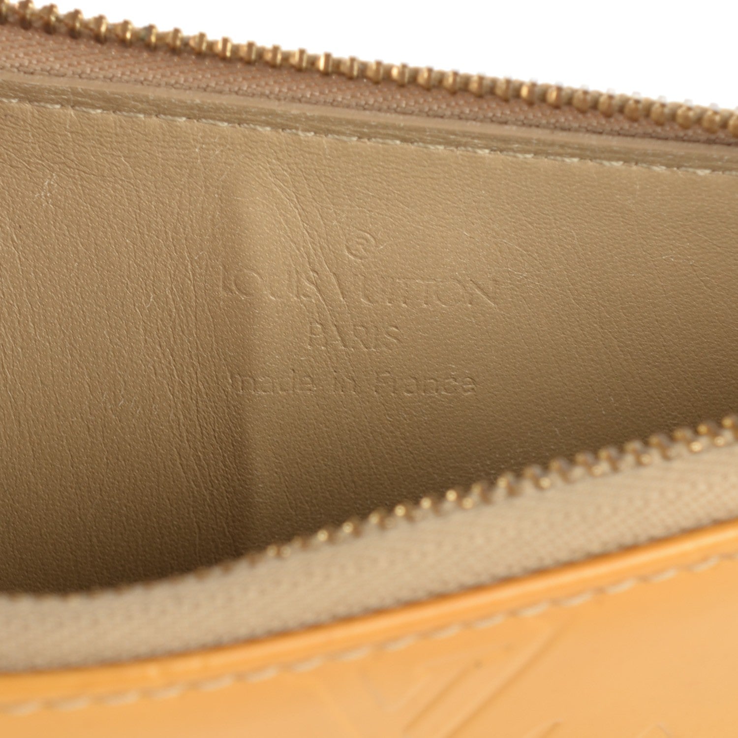 Louis Vuitton Vernis Lexington Pochette Beige 7 of 10
