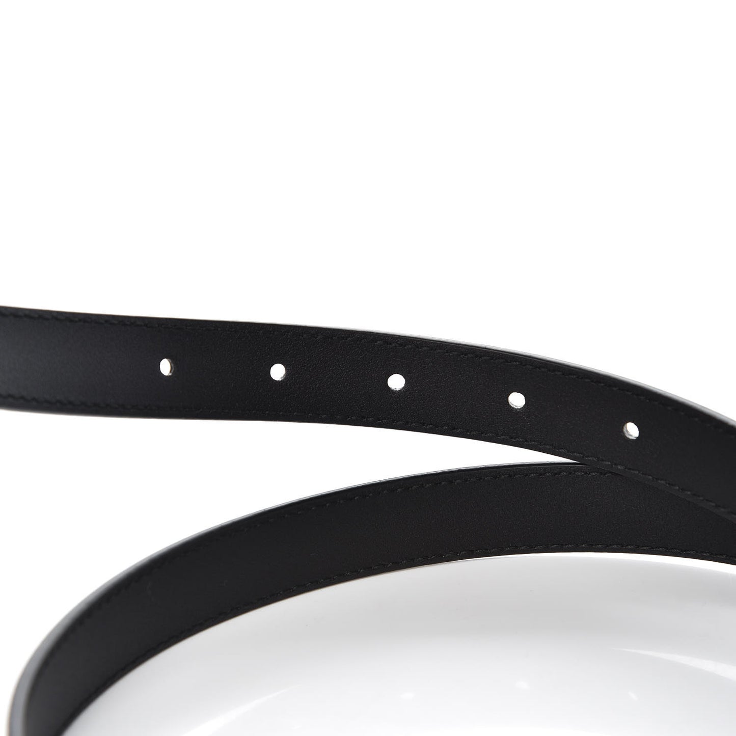 Calfskin Double G 20mm Belt 70 28 Black