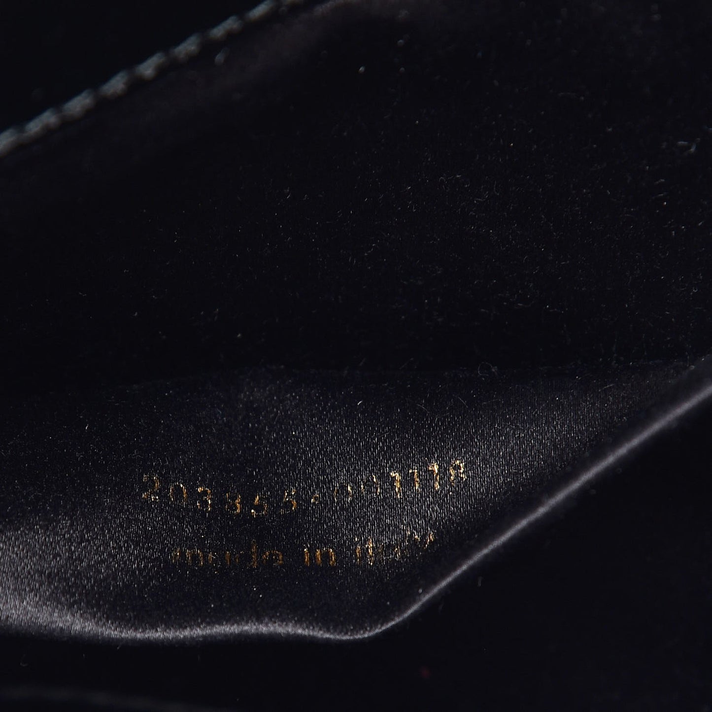 Textured Patent Monogram Large Belle De Jour Clutch Black