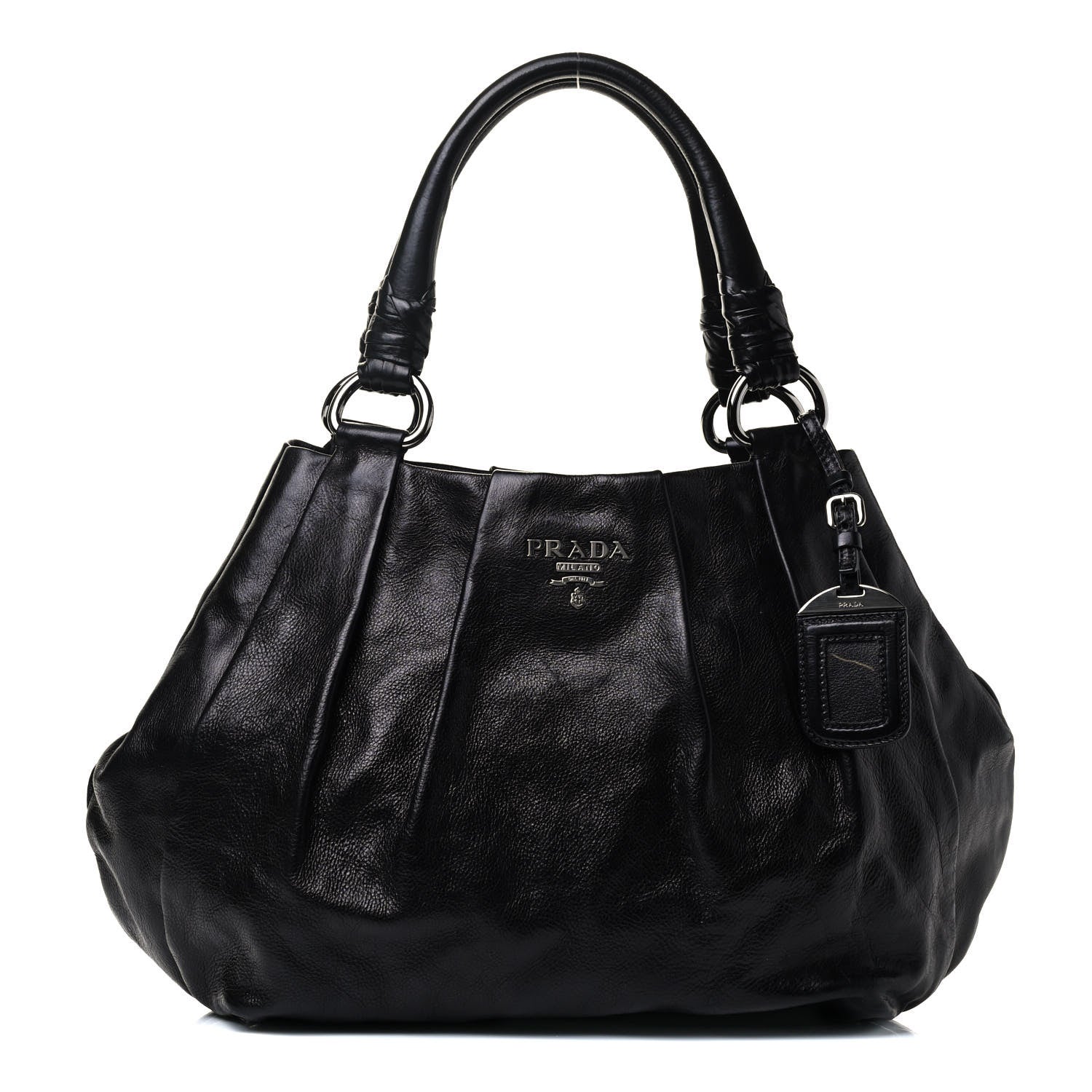 Prada Cervo Antik Tote Black 1 of 4