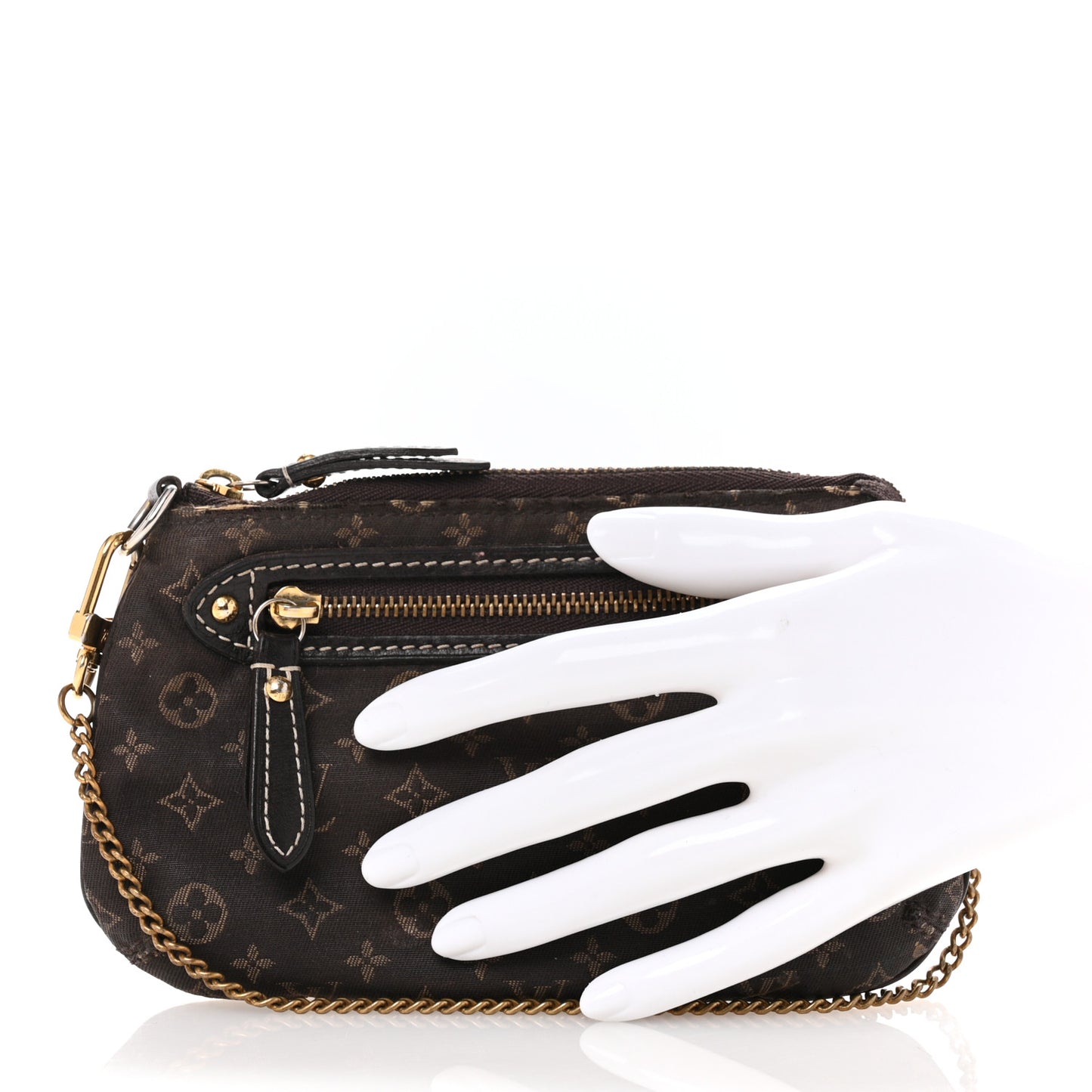 Monogram Idylle Mini Pochette Accessories Fusain