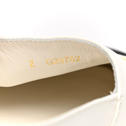Chanel Lambskin CC Espadrilles 35 White Black 9 of 10