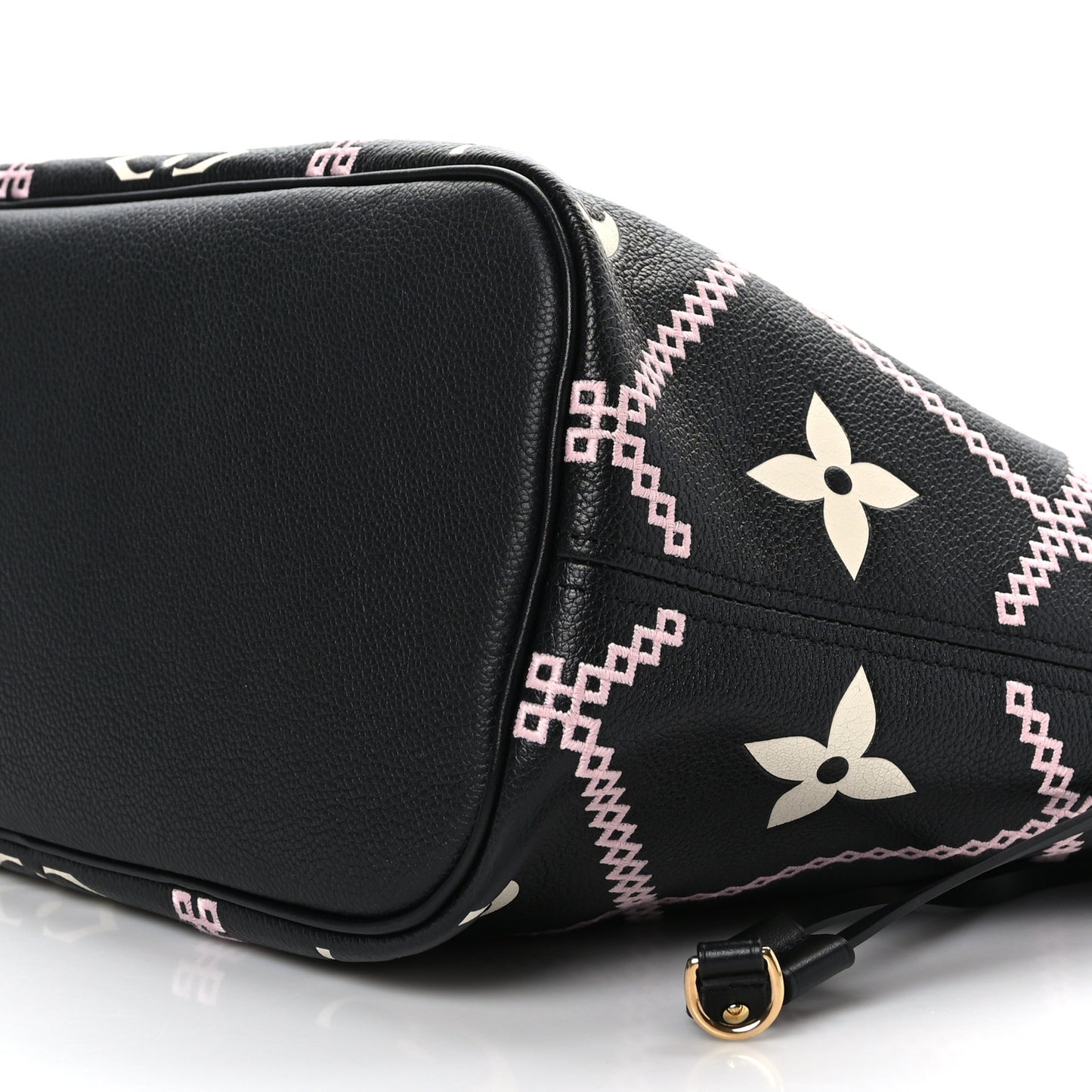 Empreinte Monogram Giant Broderies Neverfull MM Black
