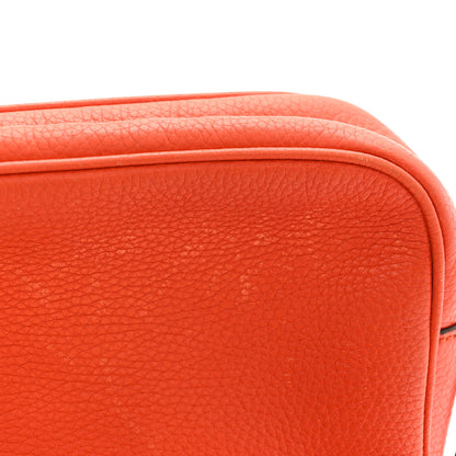 Gucci Pebbled Calfskin Small Soho Disco Bag Sun Orange 14 of 17