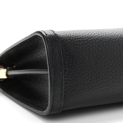 Gucci Calfskin GG Web Small Ophidia Chain Shoulder Bag Black 9 of 11