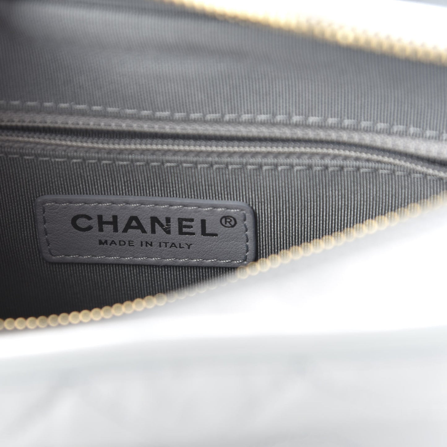 Aged Calfskin Quilted Small Gabrielle Hobo Light Blue