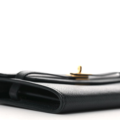 Hermes Epsom Kelly Wallet To Go Black 7 of 10
