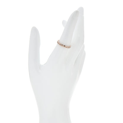 Chanel 18K Beige Gold Diamond Mini Coco Crush Ring 56 7.5 2 of 7