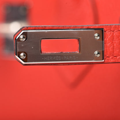 Hermes Togo Birkin 25 Rouge De Coeur 12 of 39