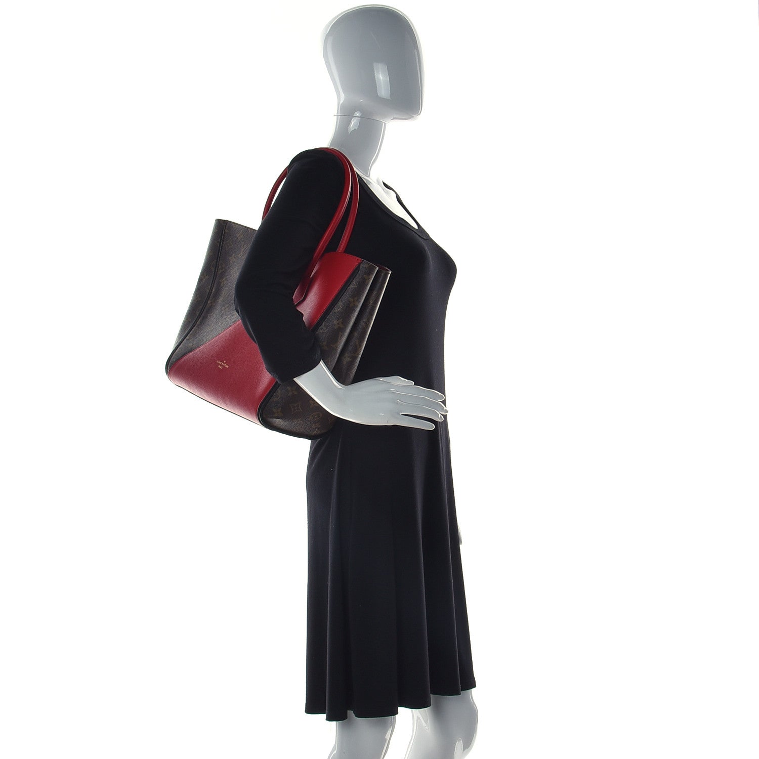 Louis Vuitton Calfskin Monogram Kimono Tote Cherry 2 of 9