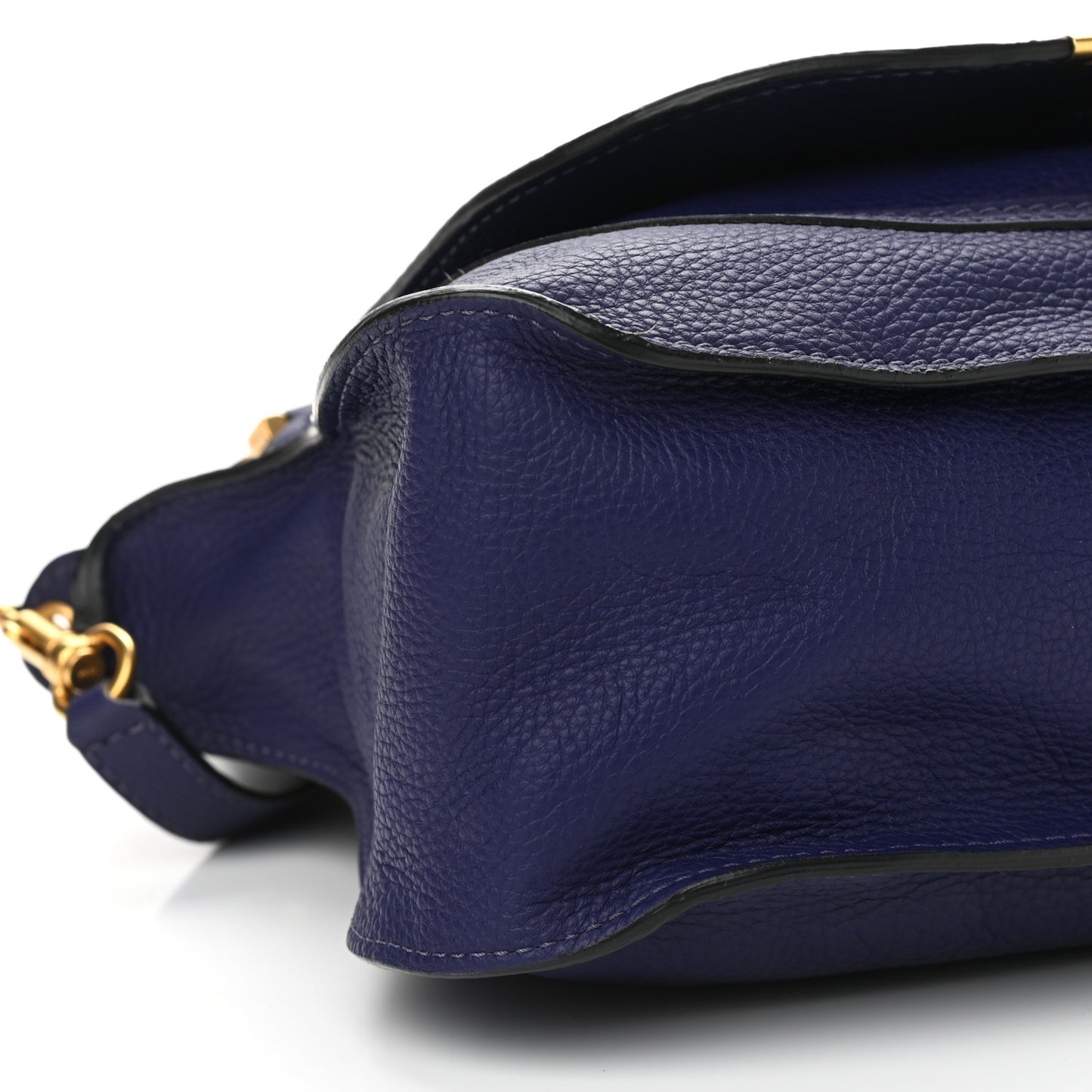 Calfskin Medium Marcie Satchel Storm Blue