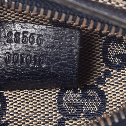 Gucci GG Monogram Web Double Pocket Belt Bag Navy 8 of 12