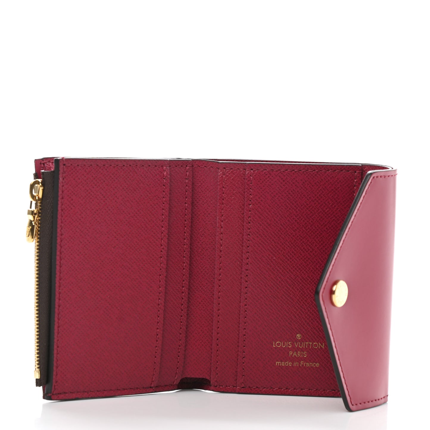 Monogram Zoe Wallet Coquelicot