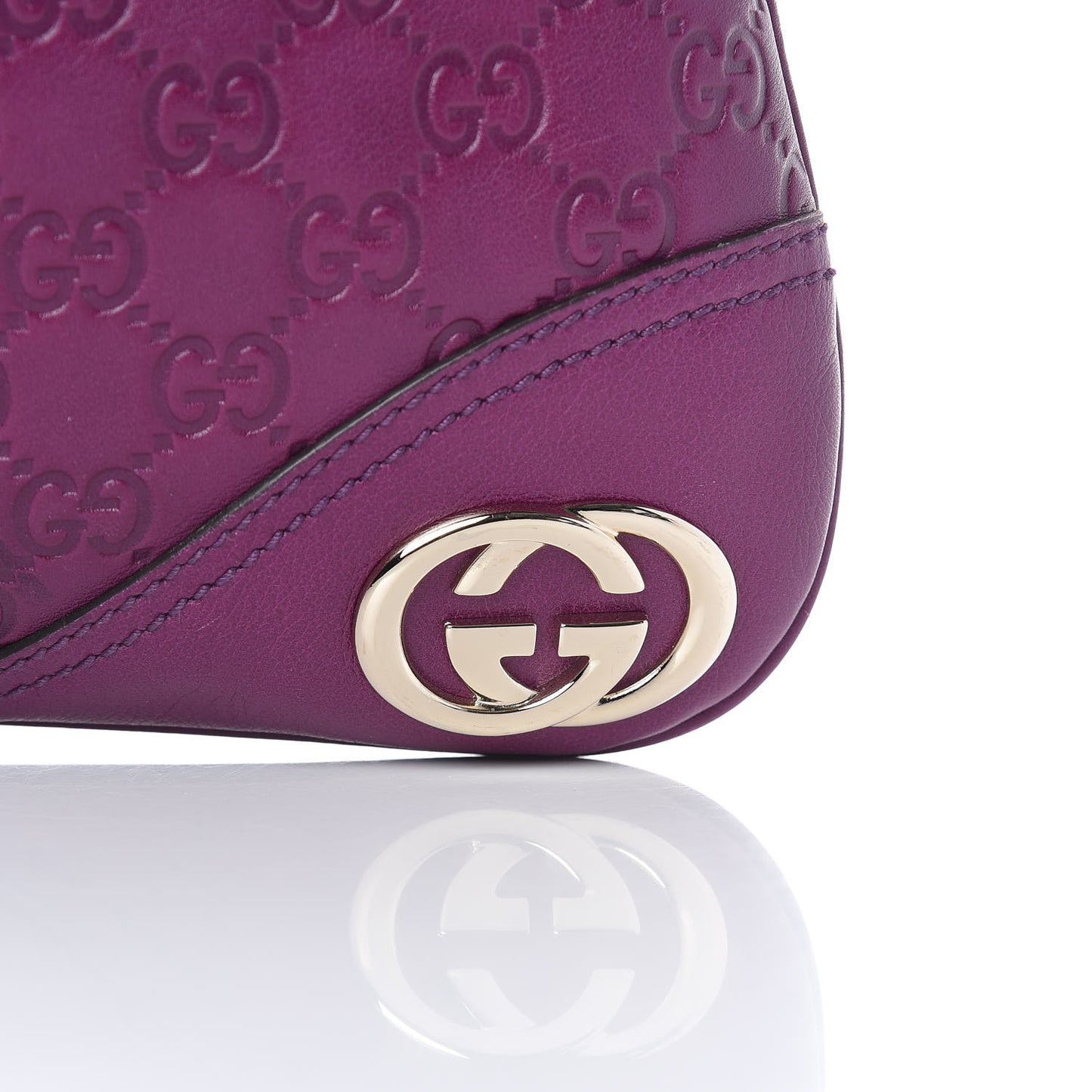 Guccissima Medium New Britt Hobo Purple