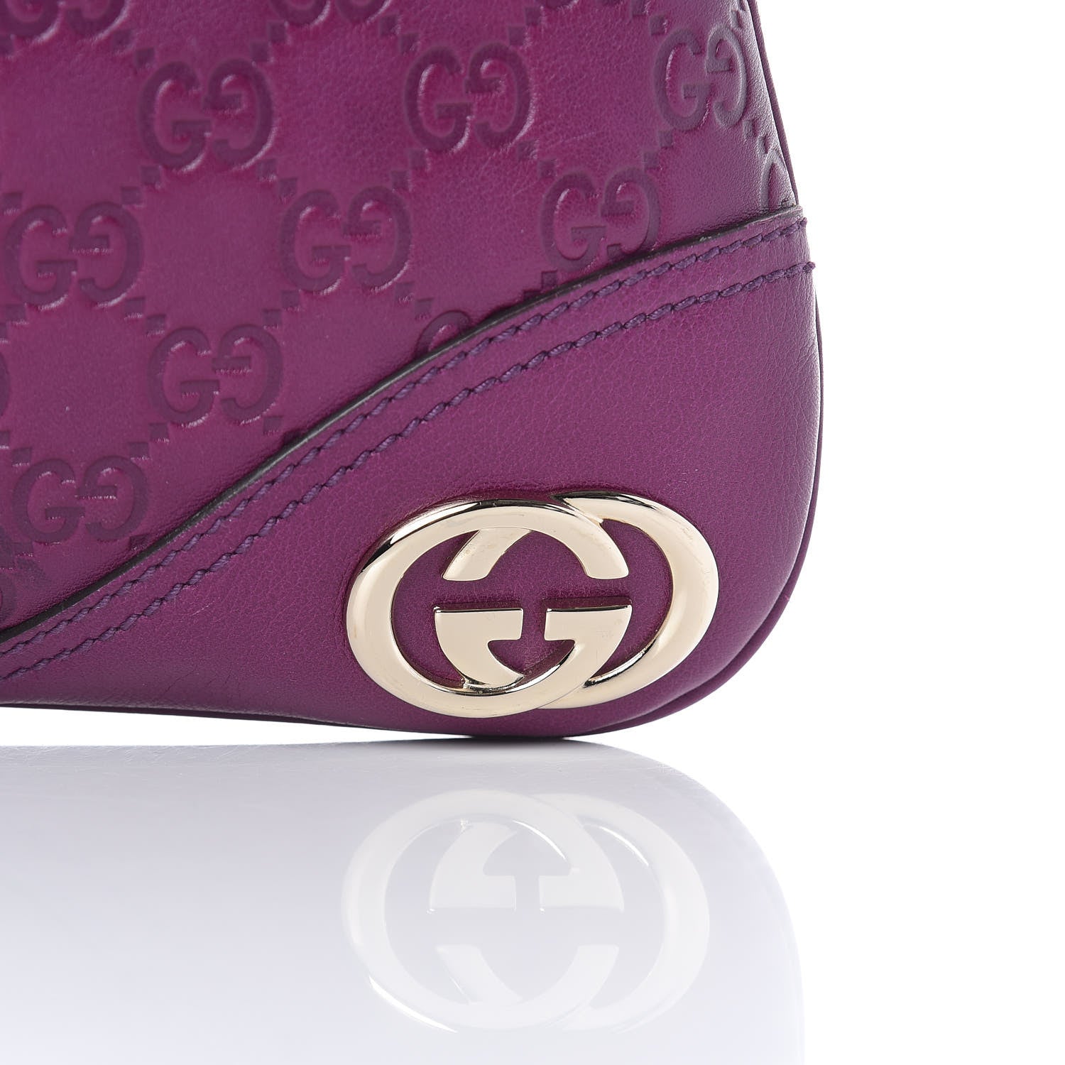 Gucci Guccissima Medium New Britt Hobo Purple 10 of 11