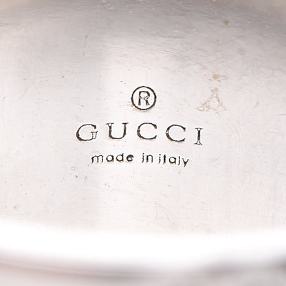 Gucci 18K White Gold 9mm Icon Band Ring 50 5.5 5 of 6