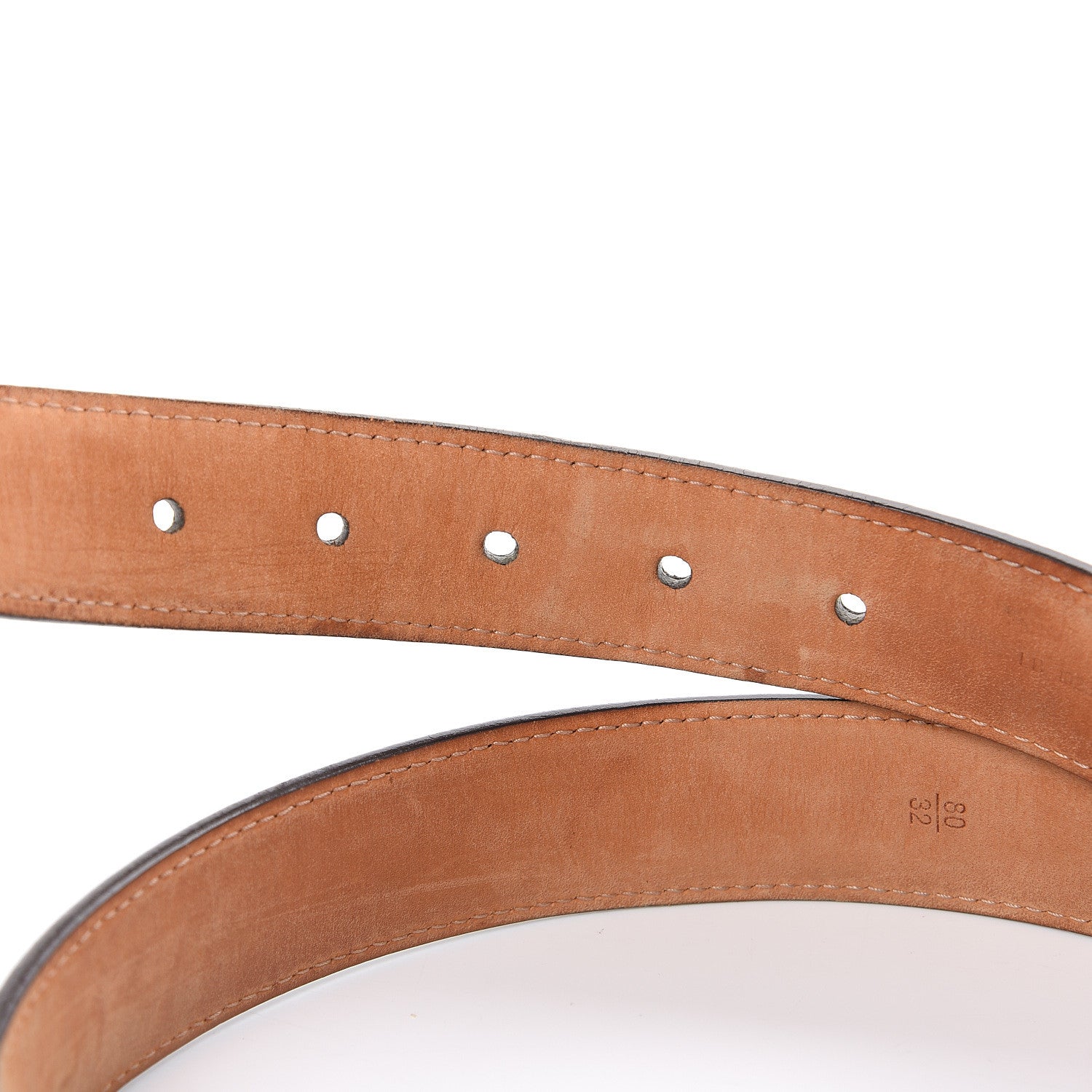 Louis Vuitton Monogram Belt 80 32 Brown 5 of 9