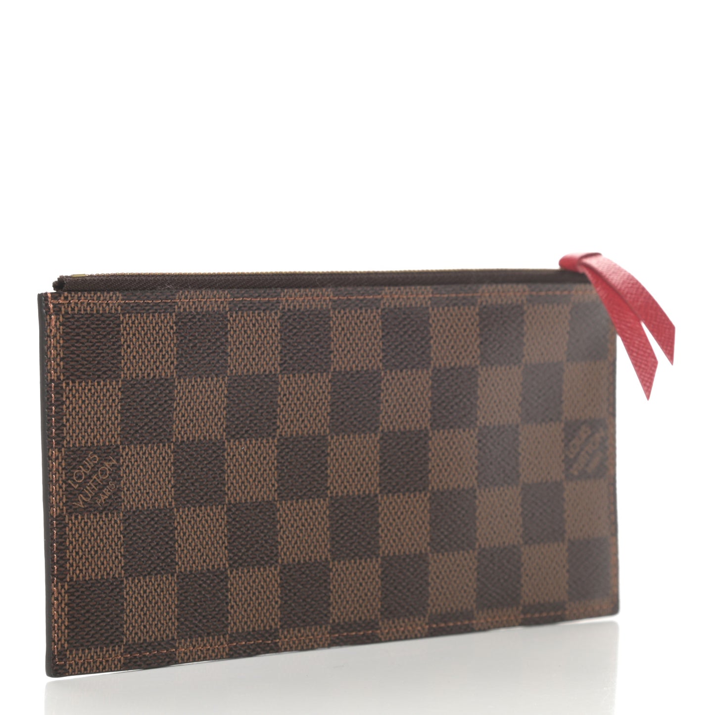 Damier Ebene Felicie Chain Wallet Zippered Insert