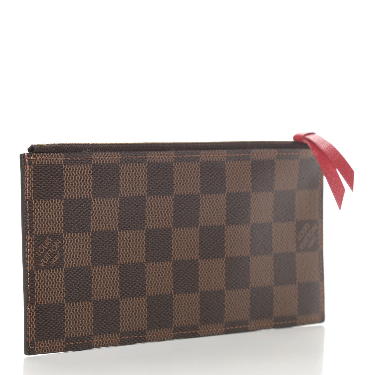 Louis Vuitton Damier Ebene Felicie Chain Wallet Zippered Insert 3 of 6