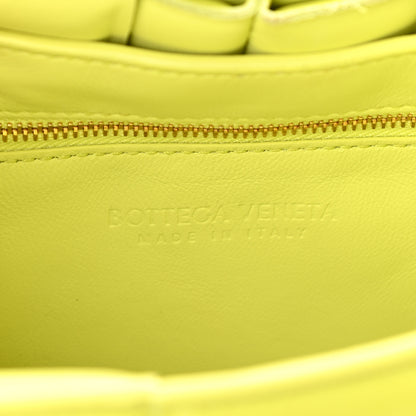 Bottega Veneta Lambskin Maxi Intreccio Padded Chain Cassette Crossbody Bag Seagrass 6 of 10