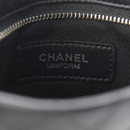 Chanel Aged Calfskin Quilted Crossbody Bag Black 7 of 12