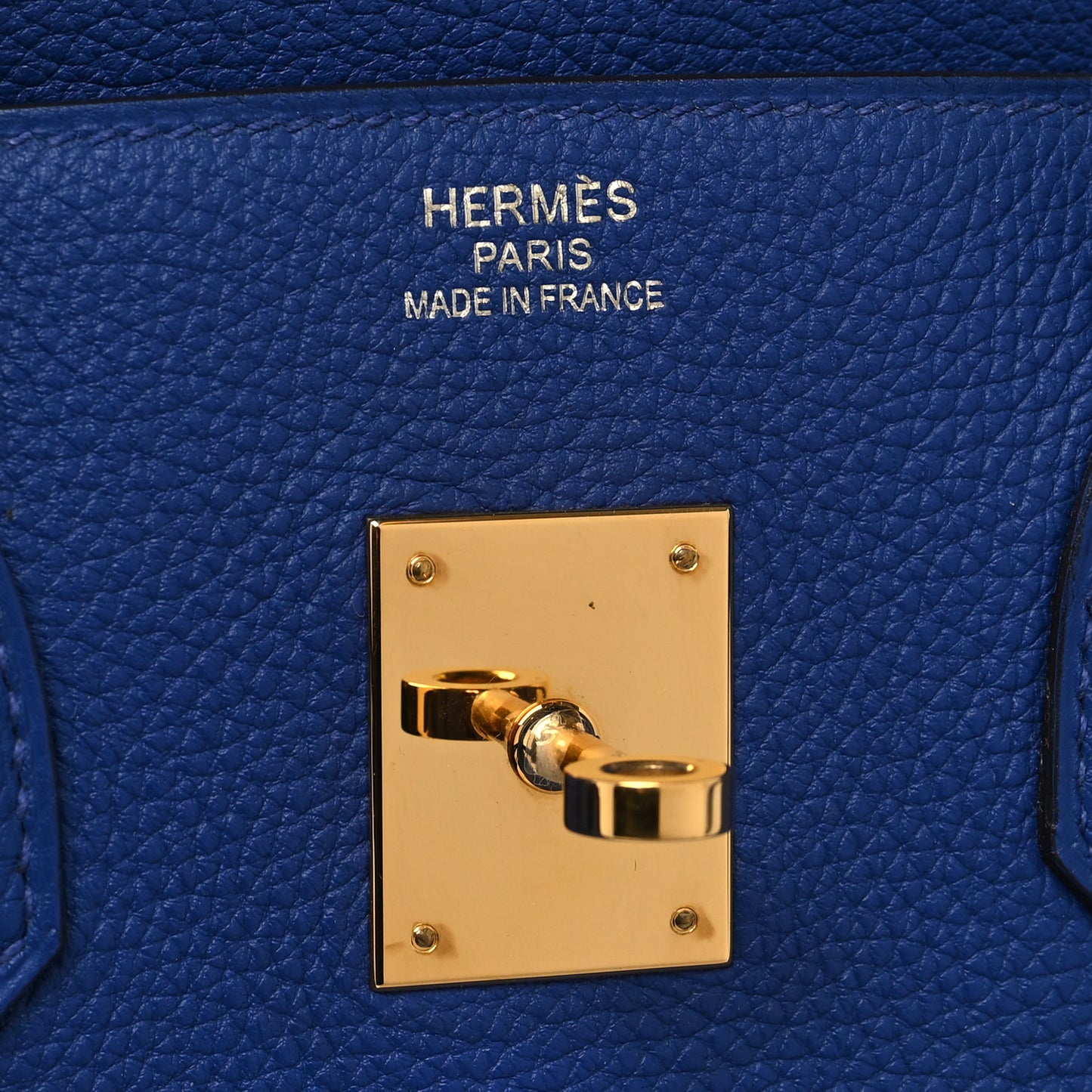 Togo BIRKIN 35 Bleu Electrique