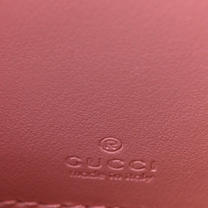 Gucci Calfskin Matelasse Mini GG Marmont Crossbody Bag Wild Rose 6 of 9
