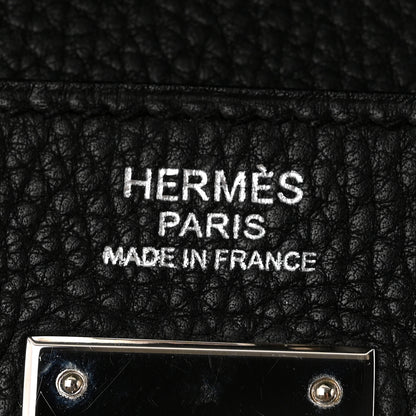 Hermes Togo Kelly Retourne 32 Black 6 of 10