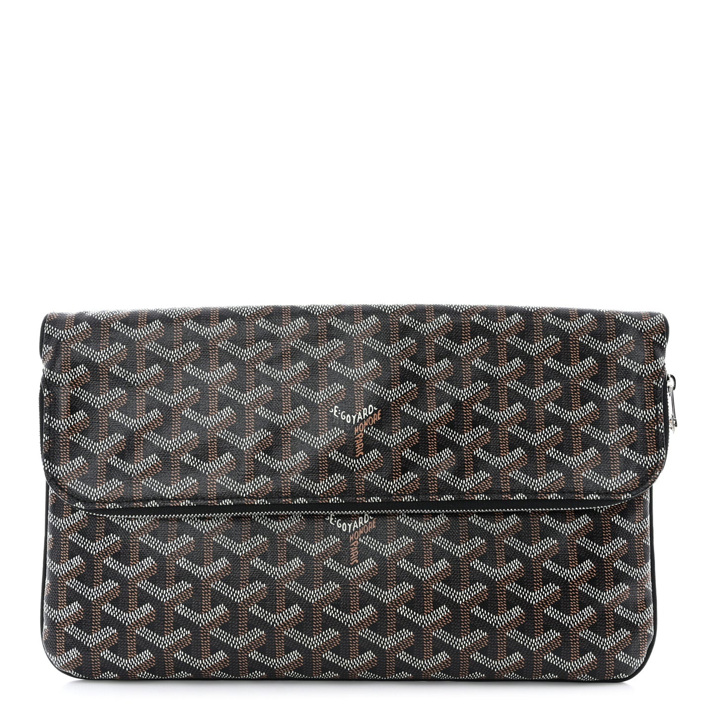 Goyardine Sainte Marie Soft Clutch Black