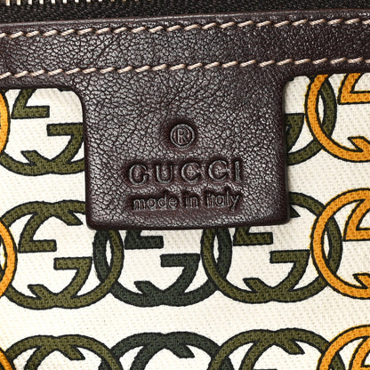 Gucci Snakeskin Medium Pelham Tote Green Brown 7 of 12