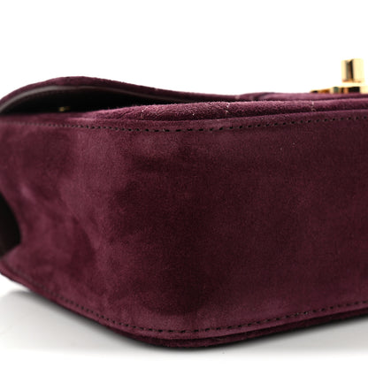 Chanel Suede Calfskin Mini Souplissimo Flap Burgundy 8 of 10