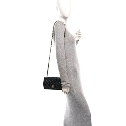 Chanel Lambskin Quilted Mini Rectangular Flap Black 2 of 10