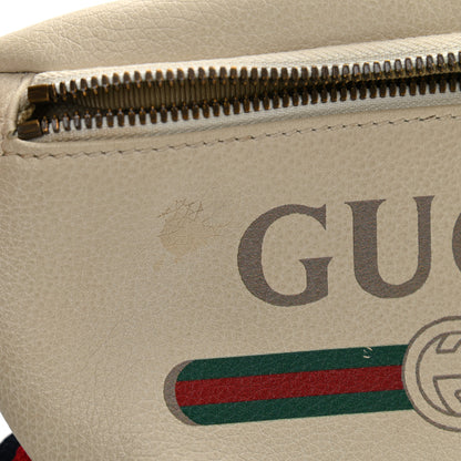 Gucci Grained Calfskin Small Logo Belt Bag White 13 of 13