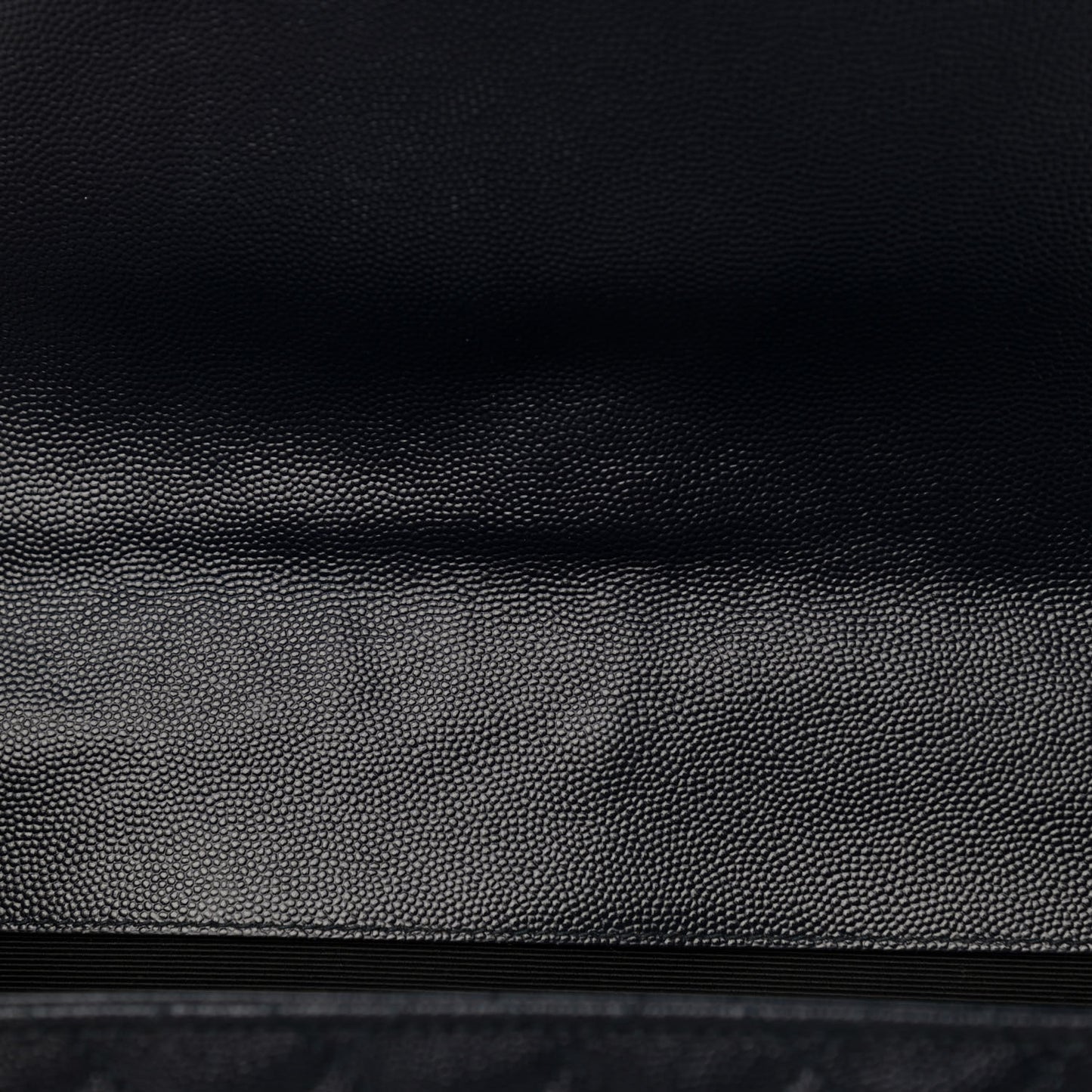 Grain De Poudre Mixed Matelasse Large Triquilt Monogram Satchel Deep Marine