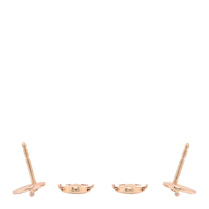 Hermes 18K Rose Gold PM Echappee Earrings 3 of 5
