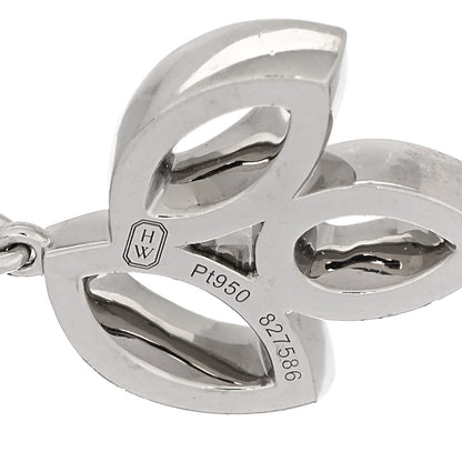 Harry Winston Platinum Diamond Lily Cluster Bracelet 3 of 4
