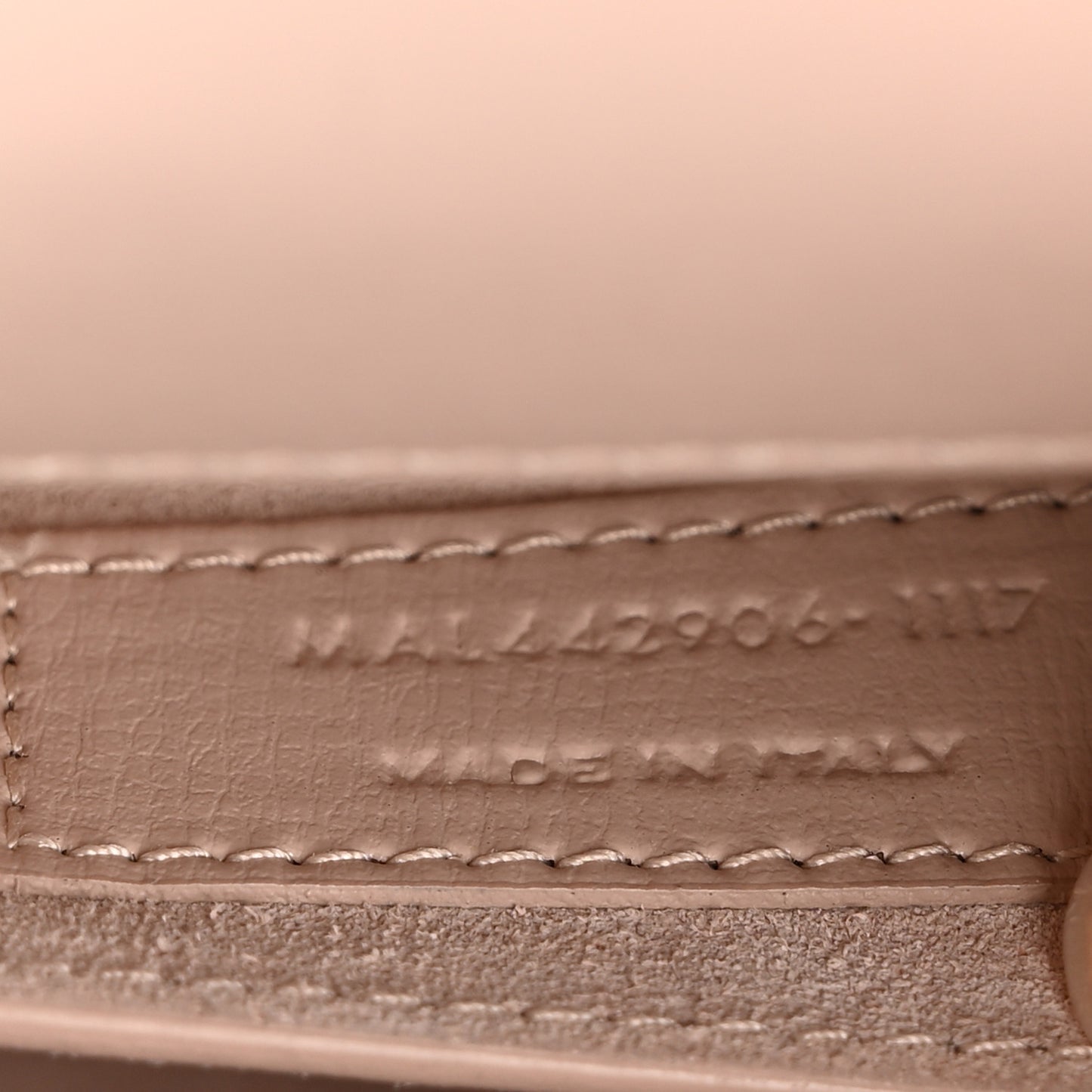 Calfskin Medium Monogram Sunset Marble Pink
