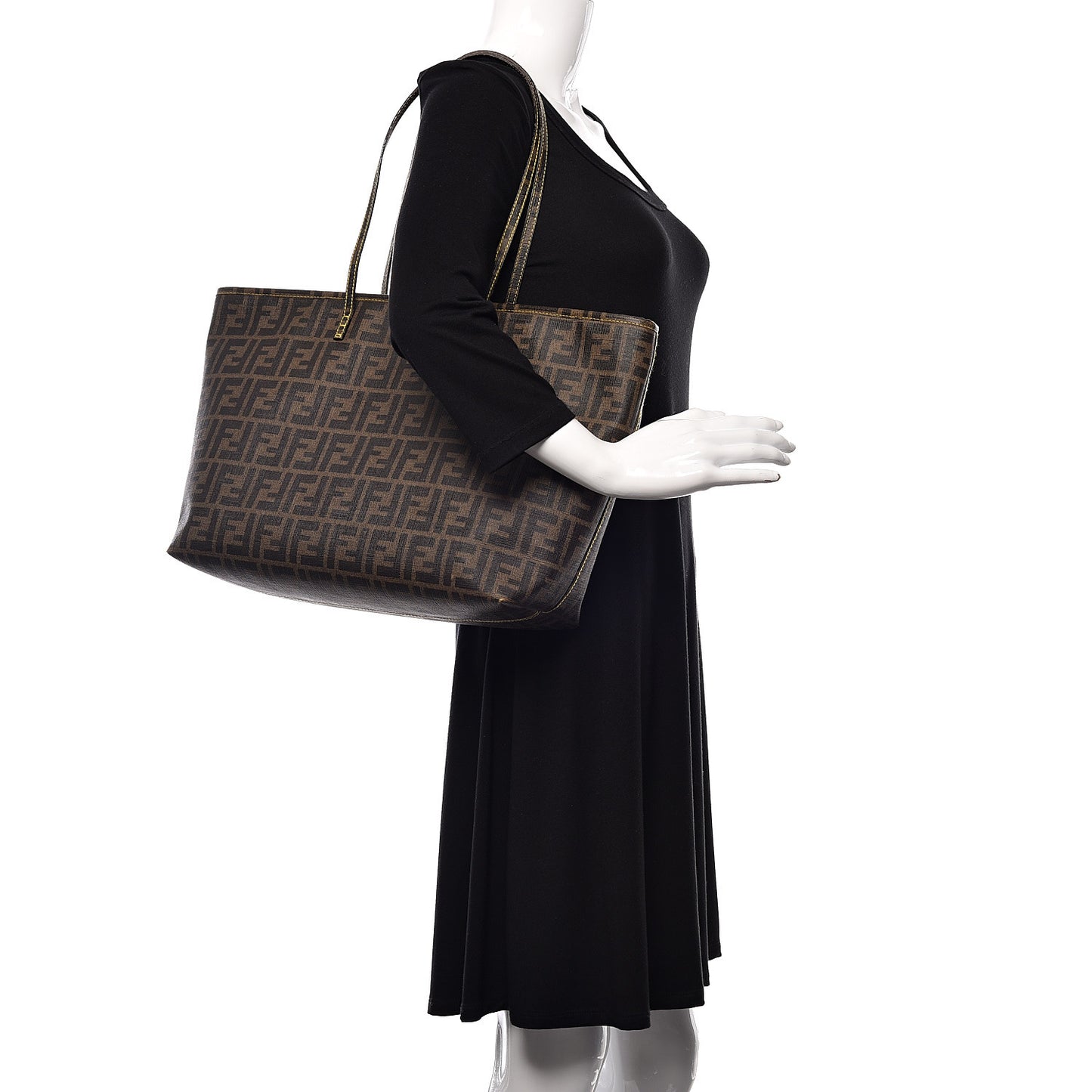Zucca Spalmati Medium Roll Tote Tobacco Yellow
