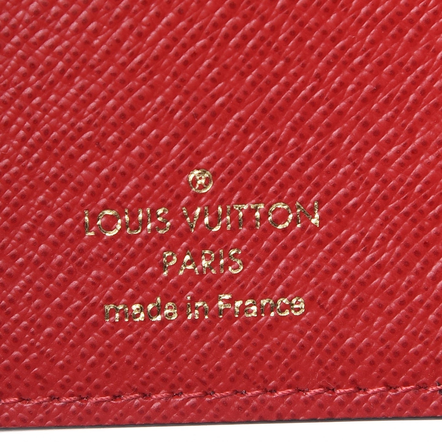 Damier Ebene Victorine Wallet Red