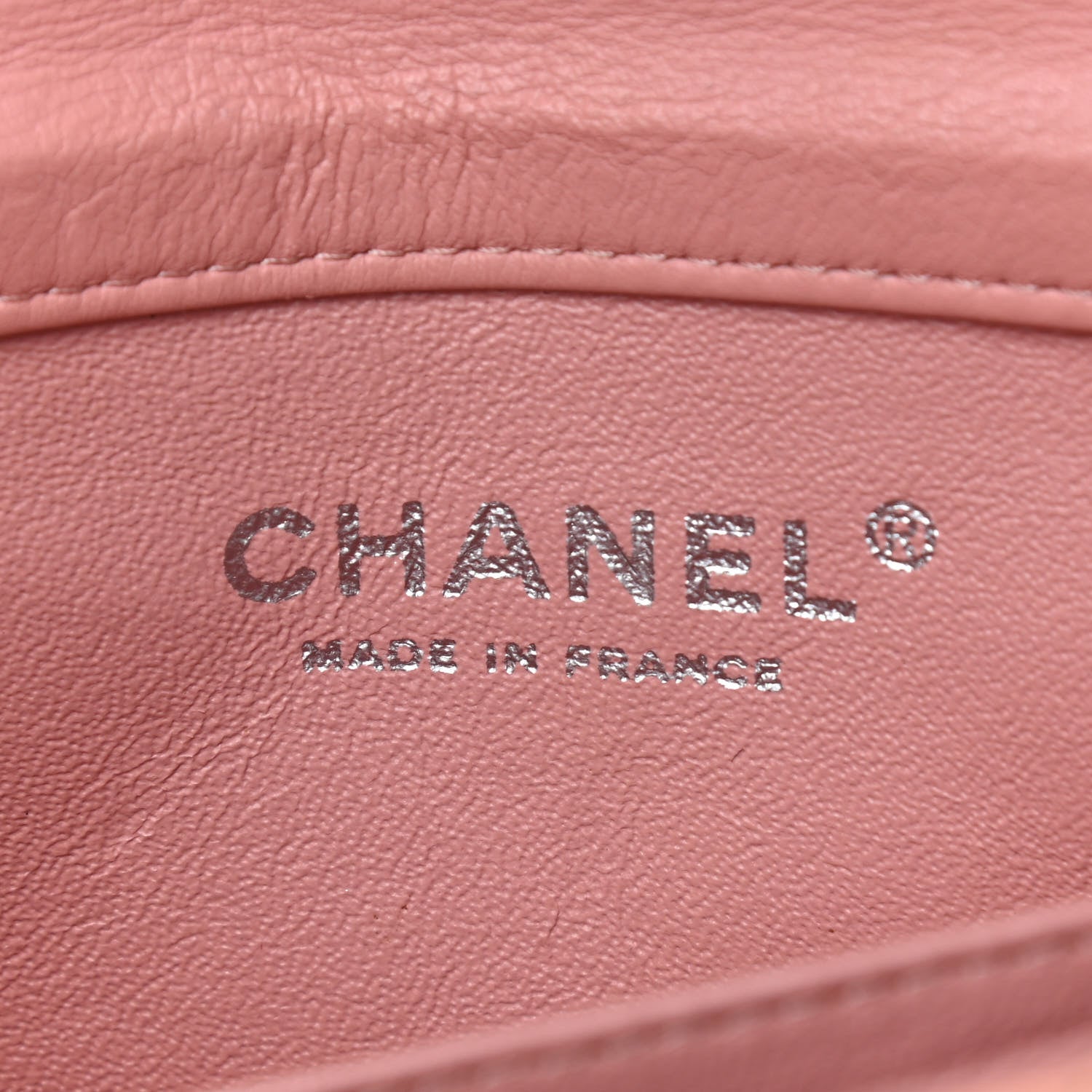 Chanel Patent Calfskin Quilted Mini Rectangular Flap Light Pink 5 of 13